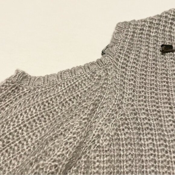 Ex-Girlfriend Womens Long Sleeve Sweater Cut Out Shoulders Size XL - Picture 3 of 16